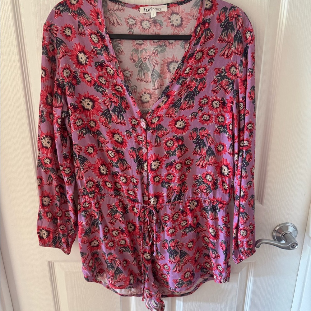 Torrid Women's Floral Pink Top